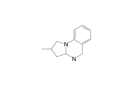 2-METHYL-1,2,3,3A,4,5-HEXAHYDROPYRROLO-[1,2-A]-QUINAZOLINE;MAJOR