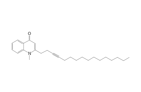 1-METHYL-2-(3'-HEXADECYNYL)-4-(1H)-QUINOLONE