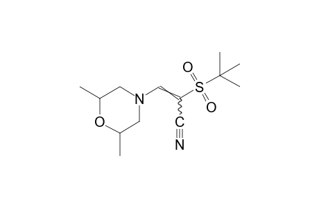 alpha-(tert-BUTYLSULFONYL)-2,6-DIMETHYL-4-MORPHOLINEACRYLONITRILE