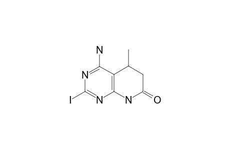 4-AMINO-5,6-DIHYDRO-2-IODO-5-METHYL-PYRIDO-[2.3-D]-PYRIMIDIN-7(8H)-ONE