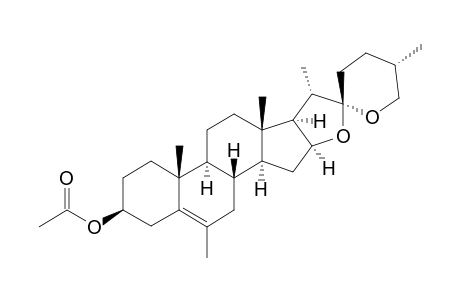 6-METHYLDIOSGENINACETAT=(25R)-3-BETA-ACETOXY-6-METHYL-5-SPIROSTEN