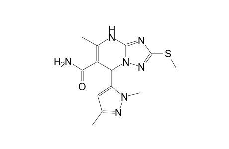 7-(1,3-dimethyl-1H-pyrazol-5-yl)-5-methyl-2-(methylsulfanyl)-4,7-dihydro[1,2,4]triazolo[1,5-a]pyrimidine-6-carboxamide