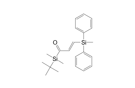 (E)-TERT.-BUTYLDIMETHYLSILYL-2-(METHYLDIPHENYLSILYL)-ETHENYL-KETONE