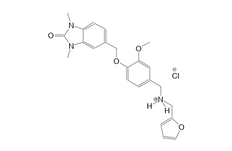 2-furanmethanaminium, N-[[4-[(2,3-dihydro-1,3-dimethyl-2-oxo-1H-benzimidazol-5-yl)methoxy]-3-methoxyphenyl]methyl]-, chloride