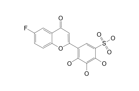 6-FLUORO-2',3',4'-TRIHYDROXYFLAVONE-5'-SULFONIC_ACID