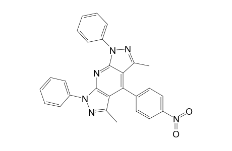 4-(4'-NITROPHENYL)-3,5-DIMETHYL-1,7-DIPHENYL-BISPYRAZOLO-[3,4-B;4',3'-E]-PYRIDINE