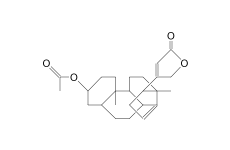 3.beta.-Acetoxy-5.alpha.-carda-14,20(22)-dienolide