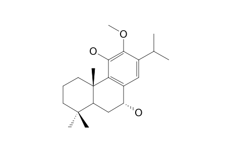 7-ALPHA,11-DIHYDROXY-12-METHOXY-8,11,13-ABIETATRIENE