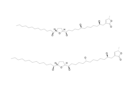 #22;PSEUDO-ANNONACIN-A;(1'''S,2'R,2''S,5S,5''S,8R,S,13'R)-5-METHYL-3-[2',8',13'-TRIHYDROXY-13'-[5''-(1''-HYDROXYTRIDECYL)-TETRAHYDROFURAN-2''-YL]-TRIDECYL]-5H-