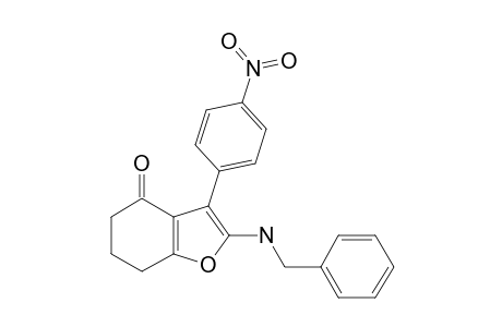 2-(BENZYLAMINO)-3-(4-NITROPHENYL)-6,7-DIHYDRO-1-BENZOFURAN-4-(5-H)-ONE