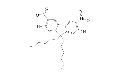 9,9-DIHEXYL-3,6-DINITRO-9H-FLUORENE-2,7-DIAMINE