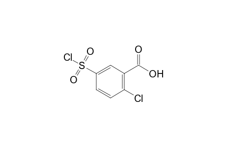 Benzoic acid, 2-chloro-5-(chlorosulfonyl)-