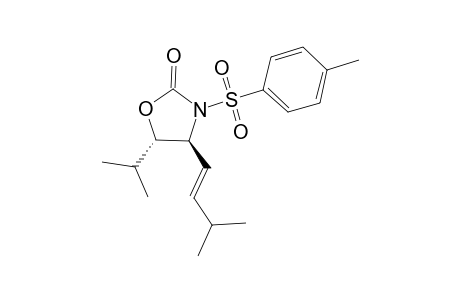 (E,4S,5S)-TRANS-4-(3-METHYL-1-BUTENYL)-5-(1-METHYLETHYL)-3-(4-METHYLPHENYL)-SULFONYL-2-OXAZOLIDINONE