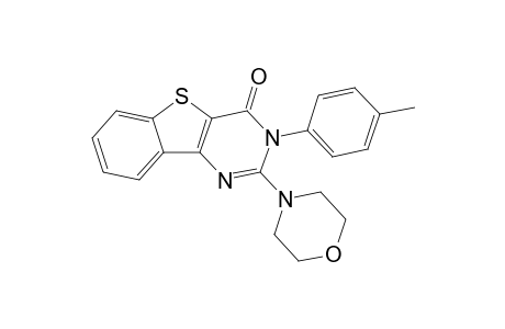 2-(Morpholin-4-yl)-3-(4-tolyl)benzothieno[3,2-d]pyrimidin-4-(3H)-one