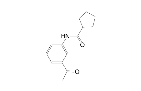 N-(3-acetylphenyl)cyclopentanecarboxamide