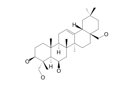 3-BETA,6-BETA,23,28-TETRAHYDROXY-OLEAN-12-ENE