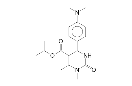 Isopropyl 4-(4-dimethylaminophenyl)-3,4-dihydro-1,6-dimethyl-2(1H)-oxo-5-pyrimidinecarboxylate