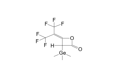 3-TRIMETHYLGERMYL-4-HEXAFLUOROISOPROPYLIDENE-2-OXETANONE