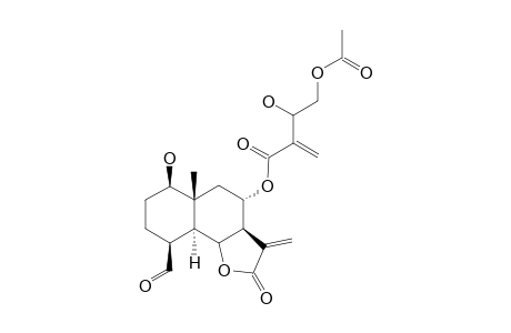 8-ALPHA-(3'-HYDROXY-4'-ACETOXY-2'-METHYLENEBUTANOYLOXY)-4-EPI-SONCHUCARPOLIDE