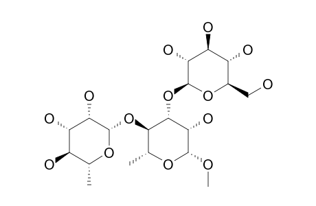 BETA-D-GLC-(1->3)-ALPHA-L-RHA-(1->4)-ALPHA-L-RHA-OME