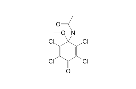 N-(2,3,5,6-TETRACHLORO-1-METHOXY-4-OXO-CYCLOHEXA-2,5-DIENYL)-ACETAMIDE