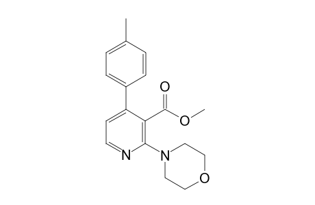 2-(4-morpholinyl)-4-(4-methylphenyl)-3-Pyridinecarboxylic acid methyl ester