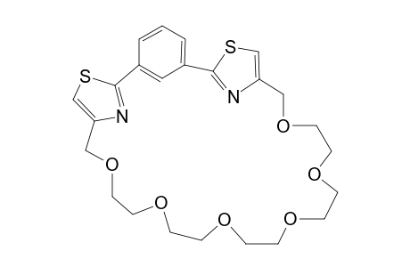 1,3-BIS-(THIAZOLYL)-BENZENE-CORONAND-28-C-8;BBC-28-C-8