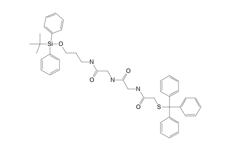 N-(S-TRITYL-2-MERCAPTOACETYL-GLYCYL-GLYCYL)-O-TERT.-BUTYLDIPHENYLSILYL-3-AMINOPROPANOL