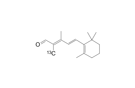 [(2-CH3)-(13)C]-2,3-DIMETHYL-5-(2',6',6'-TRIMETHYL-1'-CYCLOHEXEN-1'-YL)-2,4-PENTADIENAL