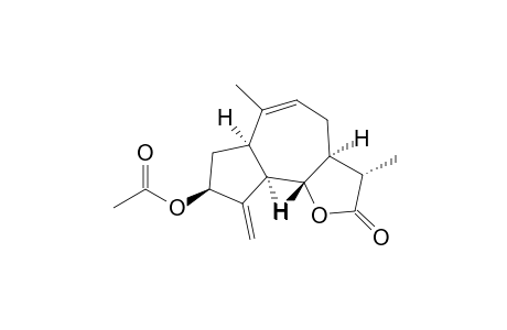 Azuleno[4,5-b]furan-2(3H)-one, 8-(acetyloxy)-3a,4,6a,7,8,9,9a,9b-octahydro-3,6-dimethyl-9-methylene-, [3S-(3.alpha.,3a.alpha.,6a.alpha.,8.beta.,9a.alpha.,9b.beta.)]-