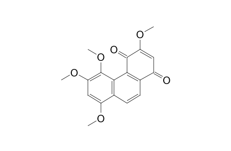 3,5,6,8-TETRAMETHOXY-1,4-PHENANTHRENQUINONE