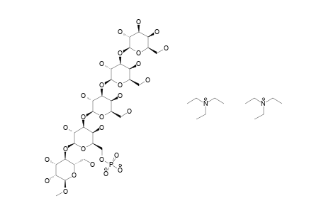 METHYL-BETA-D-GALACTOPYRANOSYL-(1->3)-BETA-D-GALACTOPYRANOSYL-(1->3)-D-GALACTOPYRANOSYL-(1->3)-BETA-D-GALACTOPYRANOSYL-6-PHOSPHATE)-(1->4)-ALPHA-D-