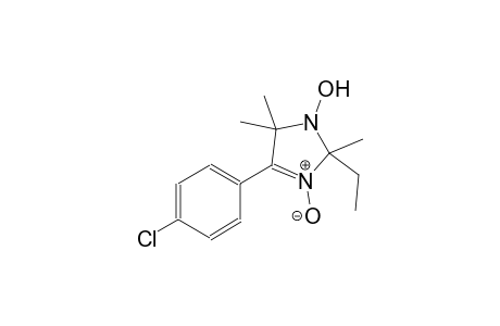 1H-imidazole, 4-(4-chlorophenyl)-2-ethyl-2,5-dihydro-1-hydroxy-2,5,5-trimethyl-, 3-oxide