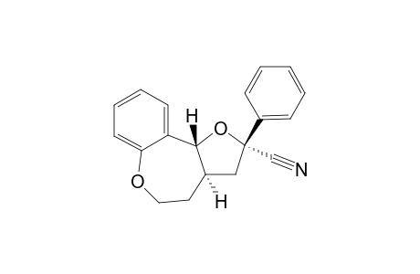 (2.alpha.,3a.alpha.,10b.beta.)-2,3,3a,4,5,10b-Hexahydro-2-phenylfuro[3,2-d][1]benzoxepin-2-carbonitrile