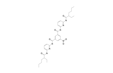 N,N'-Bis[6-(2-ethylhexanoylamino)pyrid-2-yl]-5-nitroisophthalamide