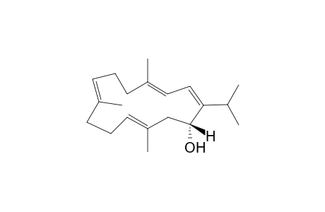 (1R,2Z,4E,8E,12E)-2-isopropyl-5,9,13-trimethyl-cyclotetradeca-2,4,8,12-tetraen-1-ol