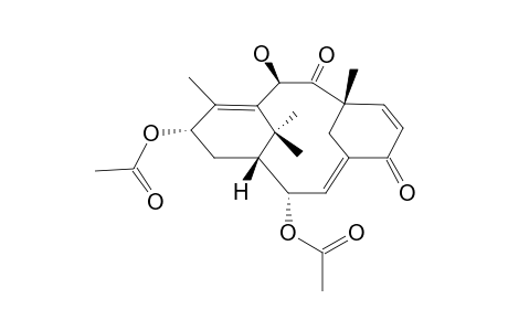 2-ALPHA,13-ALPHA-DIACETOXY-10-BETA-HYDROXY-2-(3->20)-ABEO-TAXA-4-(20),6,11-TRIENE-5,9-DIONE