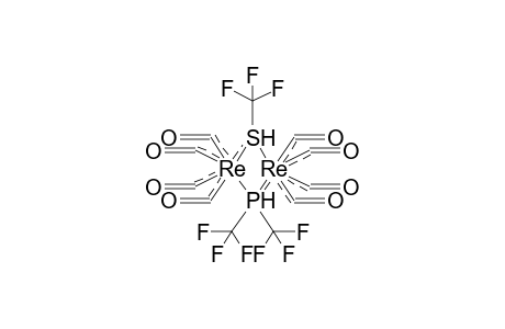 DIRHENIUMOCTACARBONYL-MU-DI(TRIFLUOROMETHYL)PHOSPHINE-MU-TRIFLUOROMETHYLSULPHIDE COMPLEX