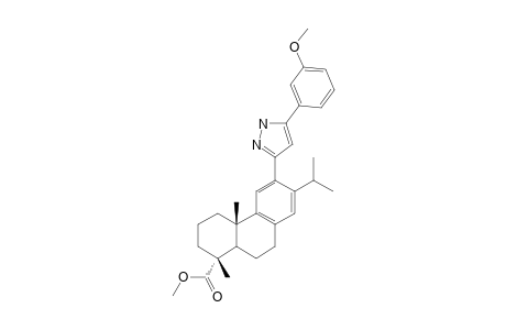 METHYL-12-(5-(3)-(3-METHOXYPHENYL)-PYRAZOL-3-(5)-YL)-DEHYDROABIETATE