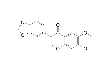 6-METHOXY-7-HYDROXY-3',4'-METHYLENDIOXY-ISOFLAVON