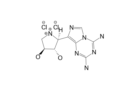 2,6-DIAMINO-9-[(2'S,3'S)-2',3'-DIHYDROXY-(1'R)-PYRROLIDINYL]-5,8-DIAZA-7,9-DICARBA-PURINE-DIHYDROCHLORIDE