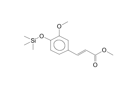 (E)-1-(2-METHOXYCARBONYLVINYL)-3-METHOXY-4-TRIMETHYLSILYLOXYBENZENE