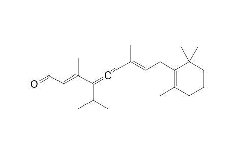 (2E,7E)-3,7-DIMETHYL-9-(2,6,6-TRIMETHYLCYCLOHEX-1-EN-1-YL)-4-ISOPROPYLNONA-2,4,5,7-TETRAENAL