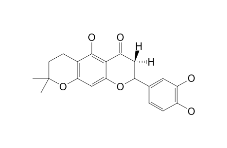 6'',6''-DIMETHYL-4'',5''-DIHYDROPYRANO-[2'',3'':7,6]-5,3',4'-TRIHYDROXYFLAVANONE