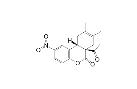 (6AR,10AR)-REL-6A-ACETYL-6A,7,10,10A-TETRAHYDRO-8,9-DIMETHYL-2-NITRO-6-OXO-DIBENZO-[B,D]-PYRAN