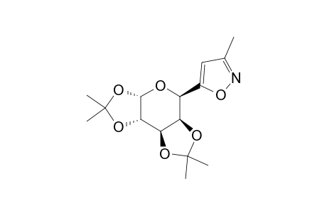 5-(1,2:3,4-DI-O-ISOPROPYLIDENE-ALPHA-D-GALACTO-PYRANOS-5-YL)-3-METHYLISOXAZOLE