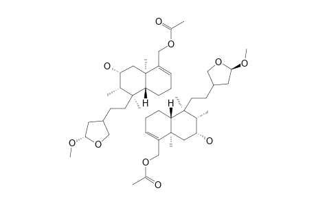 15,16-EPOXY-18-ACETOXY-7-ALPHA-HYDROXY-15-METHOXY-ENT-CLERODA-3-ENE