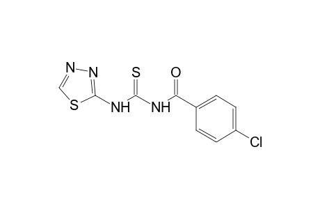 1-(p-chlorobenzoyl)-3-(1,3,4-thiadiazol-2-yl)-2-thiourea