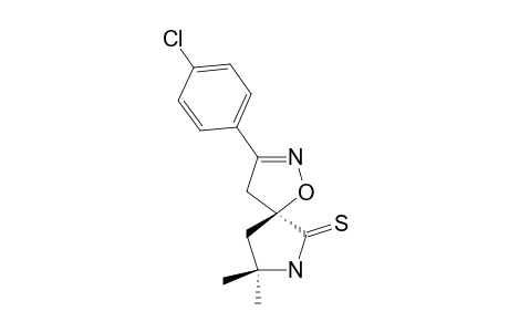 3-(4-CHLOROPHENYL)-8,8-DIMETHYL-1-OXA-2,7-DIAZASPIRO-[4.4]-NON-2-ENE-6-THIONE