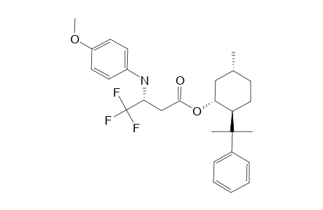 (2S,5S,1R)-5-METHYL-2-(1-METHYL-1-PHENYLETHYL)-CYCLOHEXYL-4,4,4-TRIFLUORO-3-(4-METHOXYANILINO)-BUTANOATE;MINOR-DIASTEREOMER